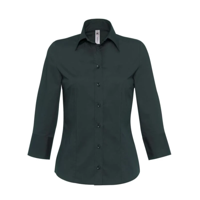 Camisa de trabajo Milano elástica Mujer B&C Collection - BCSW520