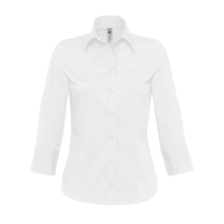 Camisa de trabajo Milano elástica Mujer B&C Collection - BCSW520