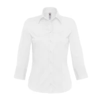 Camisa de trabajo Milano elástica Mujer B&C Collection - BCSW520