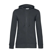 Sudadera de trabajo con capucha y cremallera completaMujer B&C Collection - BCWW36B