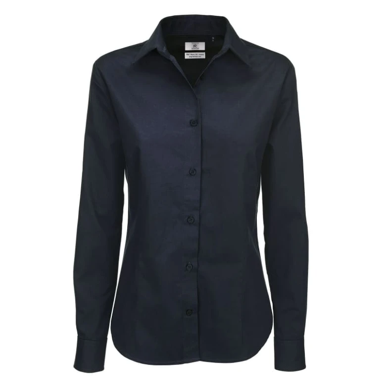 Camisa de trabajo Sharp de manga larga Mujer B&C Collection - BCSWT83