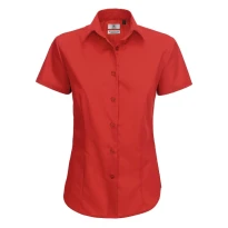Camisa de trabajo Smart de manga corta Mujer B&C Collection - BCSWP64