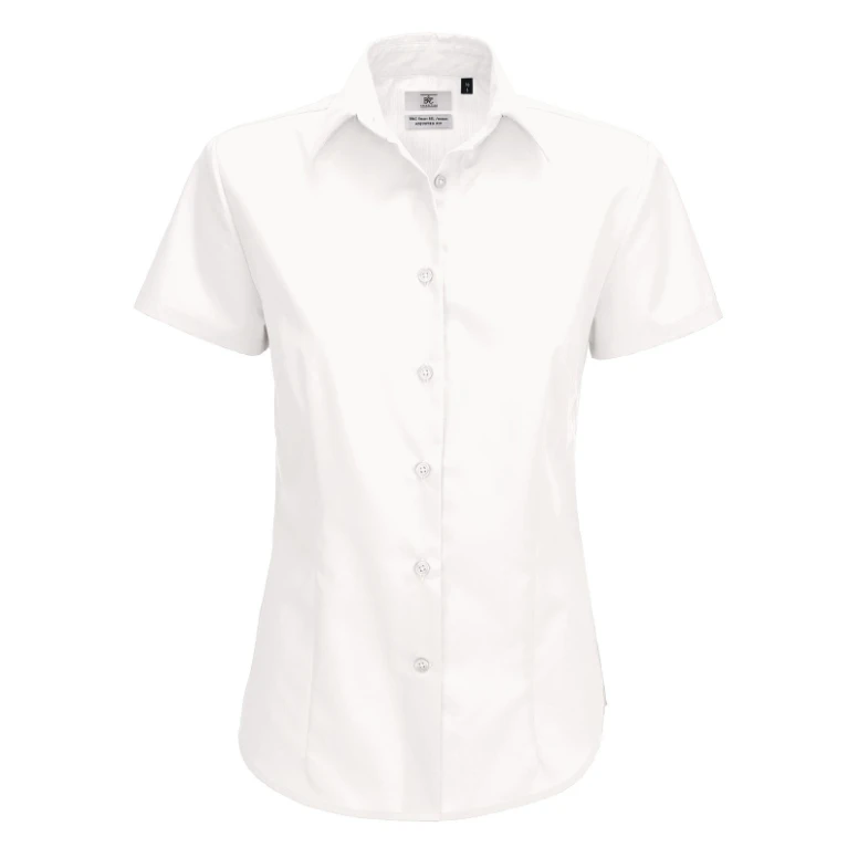 Camisa de trabajo Smart de manga corta Mujer B&C Collection - BCSWP64
