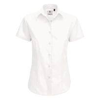 Camisa de trabajo Smart de manga corta Mujer B&C Collection - BCSWP64