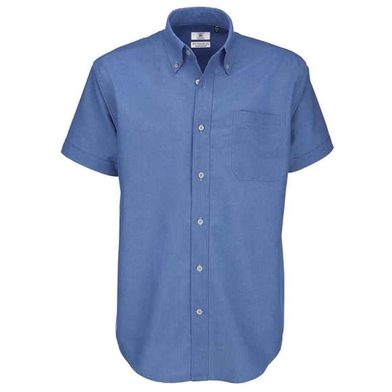 Camisa de trabajo Oxford SSL de manga corta B&C Collection - BCSMO02