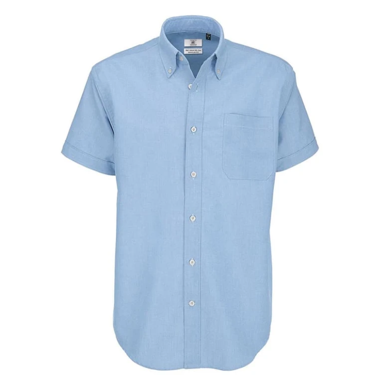 Camisa de trabajo Oxford SSL de manga corta B&C Collection - BCSMO02