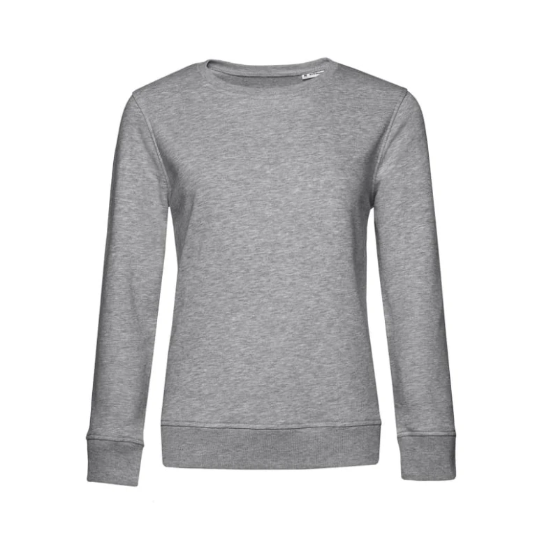 Sudadera de trabajo con cuello redondo Orgánico Mujer B&C Collection - BCWW32B