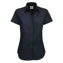 Camisa de trabajo de manga corta Mujer B&C Collection - BCSWT84