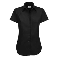 Camisa de trabajo de manga corta Mujer B&C Collection - BCSWT84
