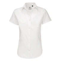 Camisa de trabajo de manga corta Mujer B&C Collection - BCSWT84
