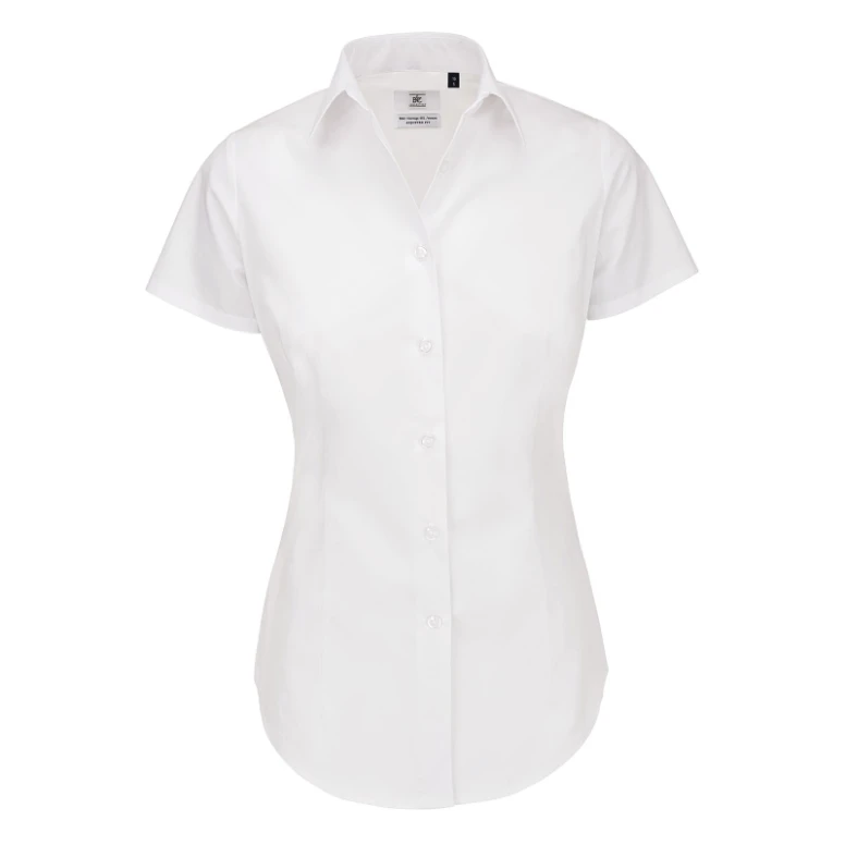 Camisa de trabajo Heritage de manga corta Mujer B&C Collection - BCSWP44