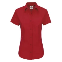 Camisa de trabajo Heritage de manga corta Mujer B&C Collection - BCSWP44
