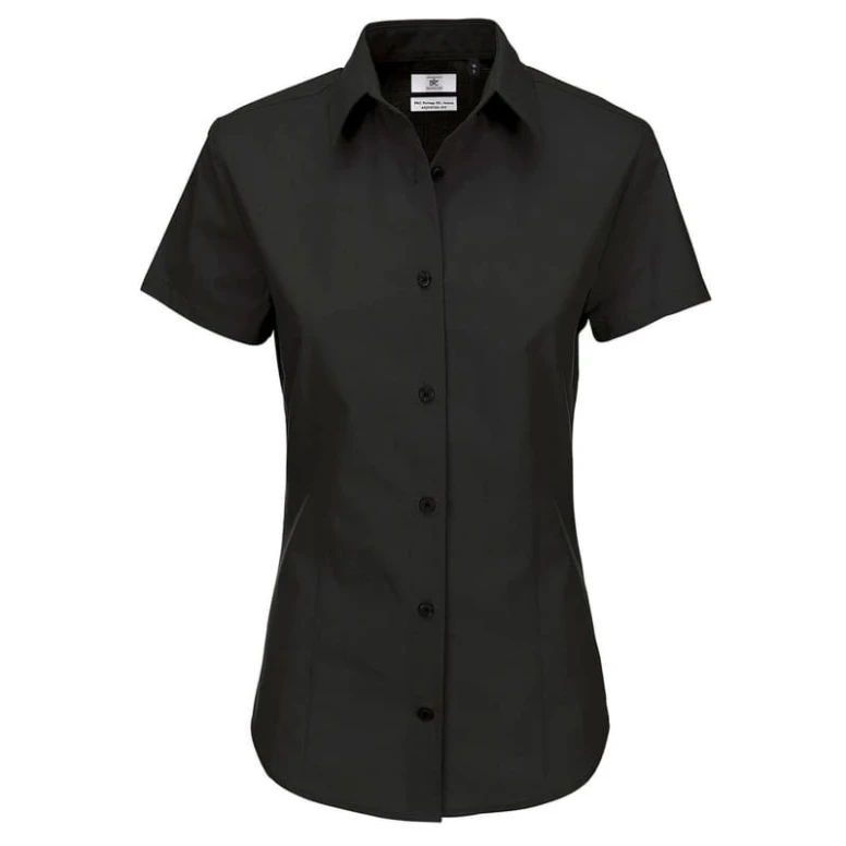 Camisa de trabajo Heritage de manga corta Mujer B&C Collection - BCSWP44