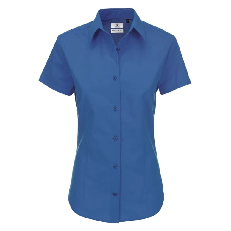 Camisa de trabajo Heritage de manga corta Mujer B&C Collection - BCSWP44