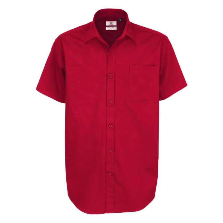 Camisa de trabajo Sharp de manga corta B&C Collection - BCSMT82
