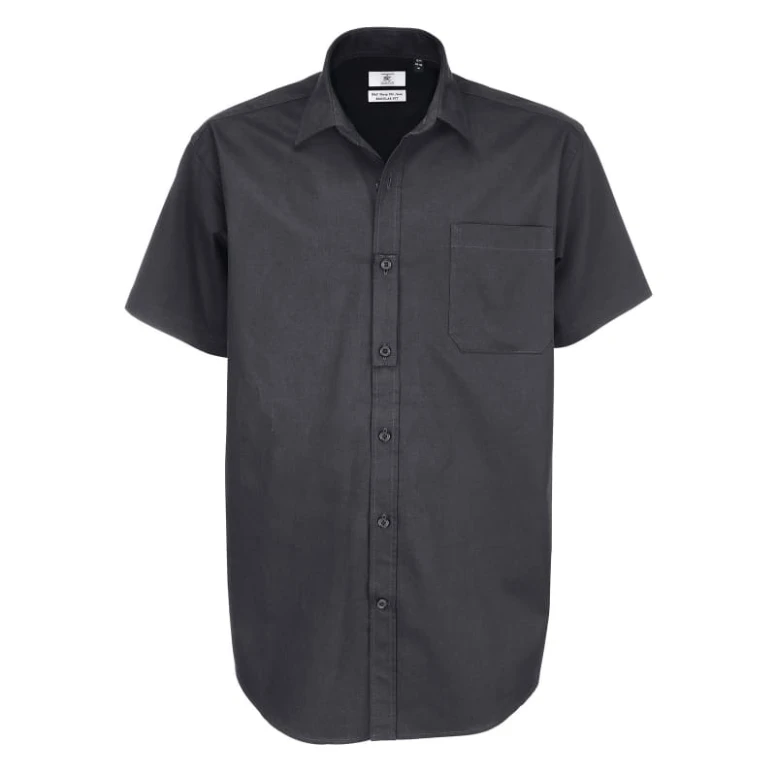 Camisa de trabajo Sharp de manga corta B&C Collection - BCSMT82