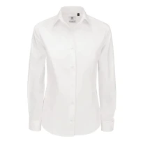 Camisa de trabajo Heritage de manga larga Mujer B&C Collection - BCSWP43