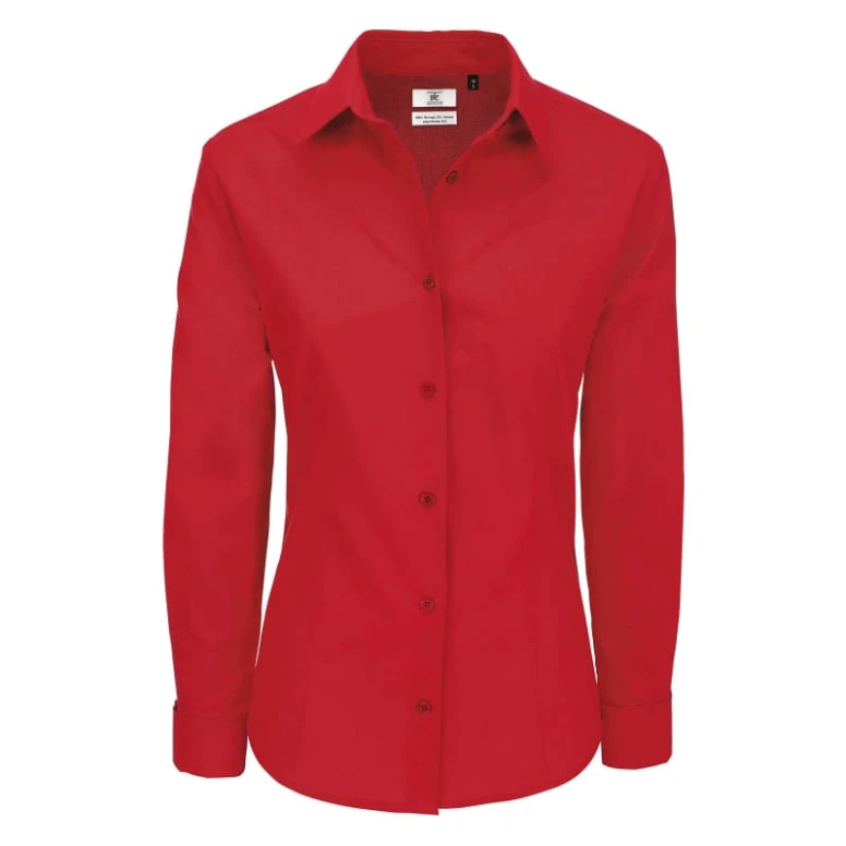Camisa de trabajo Heritage de manga larga Mujer B&C Collection - BCSWP43