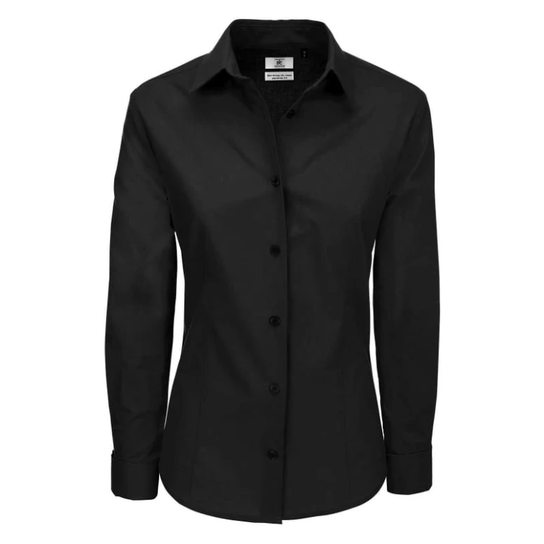 Camisa de trabajo Heritage de manga larga Mujer B&C Collection - BCSWP43
