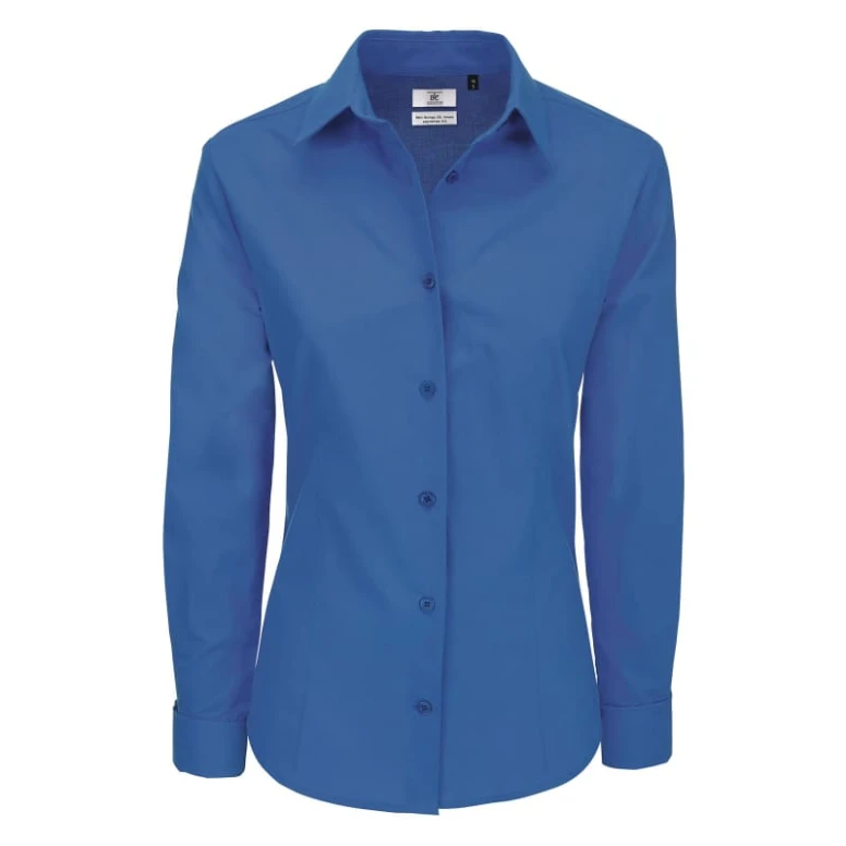 Camisa de trabajo Heritage de manga larga Mujer B&C Collection - BCSWP43