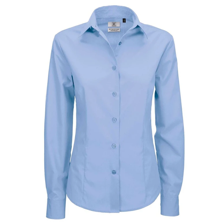 Camisa de trabajo Smart LSL de manga corta Mujer B&C Collection - BCSWP63