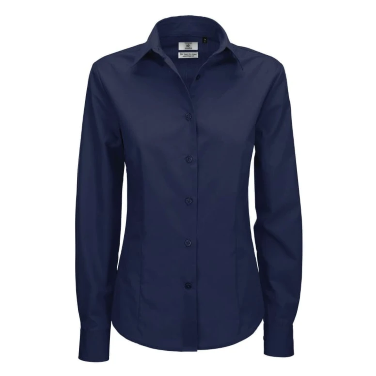 Camisa de trabajo Smart LSL de manga corta Mujer B&C Collection - BCSWP63