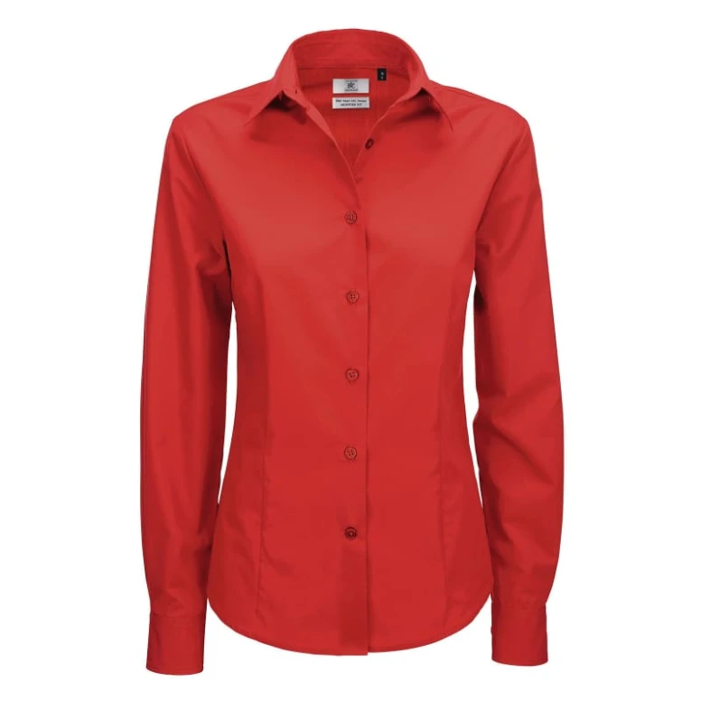 Camisa de trabajo Smart LSL de manga corta Mujer B&C Collection - BCSWP63