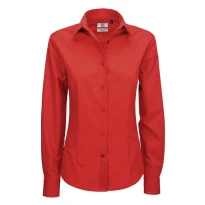 Camisa de trabajo Smart LSL de manga corta Mujer B&C Collection - BCSWP63