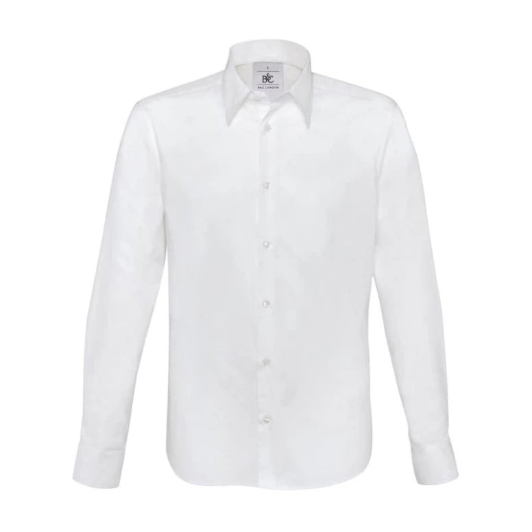 Camisa de trabajo London de manga larga B&C Collection - BCSM580