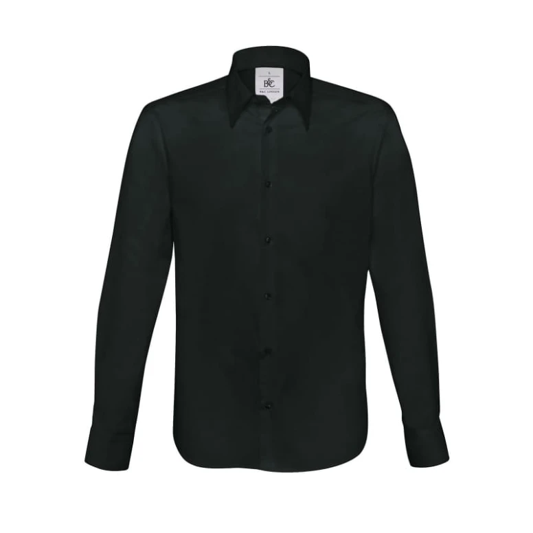 Camisa de trabajo London de manga larga B&C Collection - BCSM580