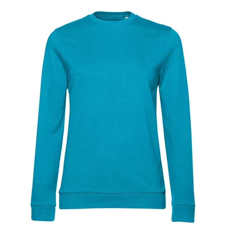 Sudadera de trabajo con cuello redondo Set In Mujer B&C Collection - BCWW02W