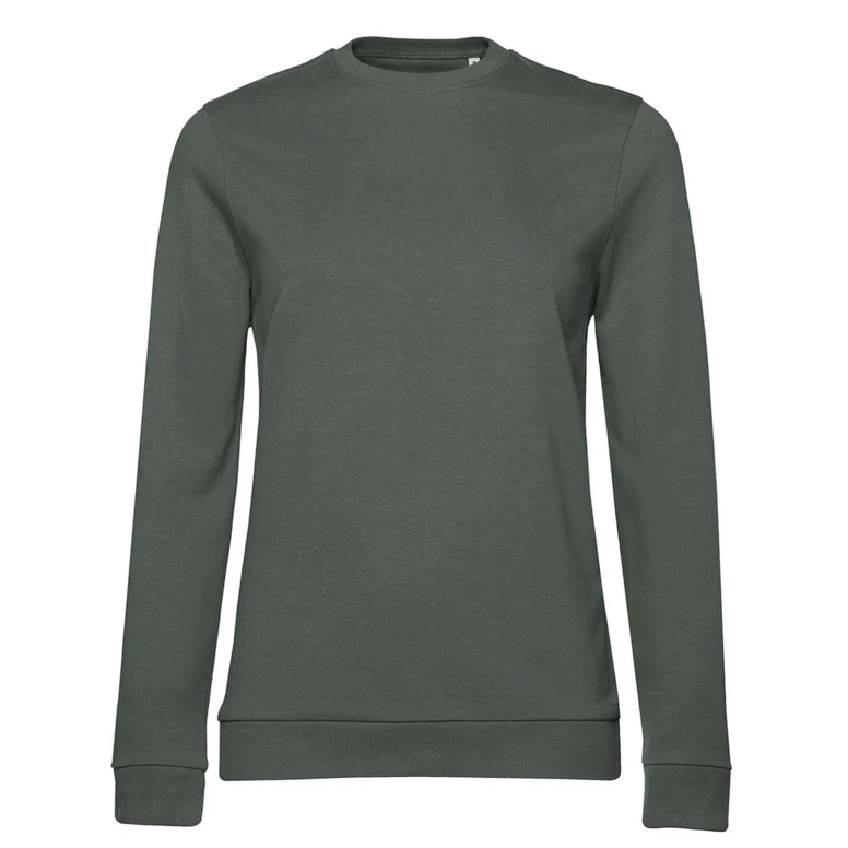 Sudadera de trabajo con cuello redondo Set In Mujer B&C Collection - BCWW02W