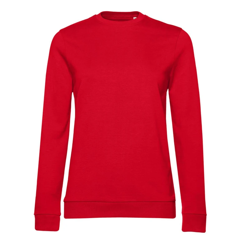 Sudadera de trabajo con cuello redondo Set In Mujer B&C Collection - BCWW02W