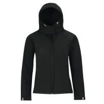 Chaqueta de trabajo con capucha Softshell Strech Mujer B&C Collection - BCJW937