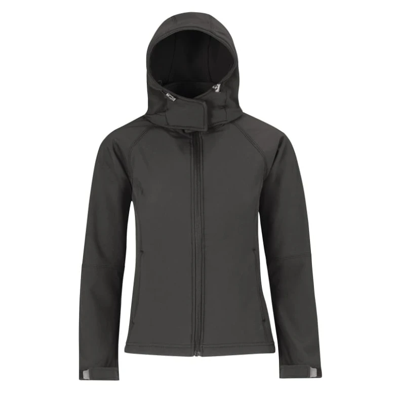 Chaqueta de trabajo con capucha Softshell Strech Mujer B&C Collection - BCJW937