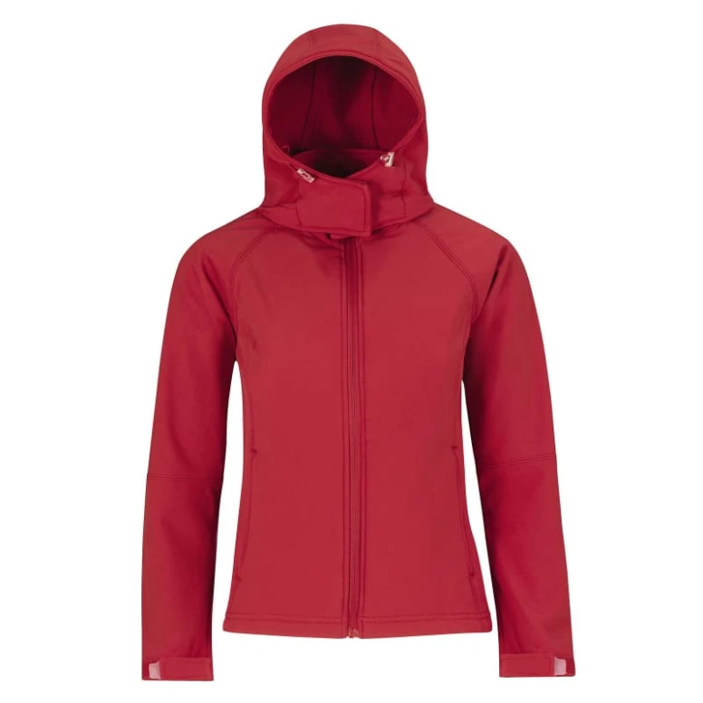 Chaqueta de trabajo con capucha Softshell Strech Mujer B&C Collection - BCJW937