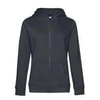 Sudadera de trabajo Queen con capucha y cremallera completa Mujer B&C Collection - BCWW03Q