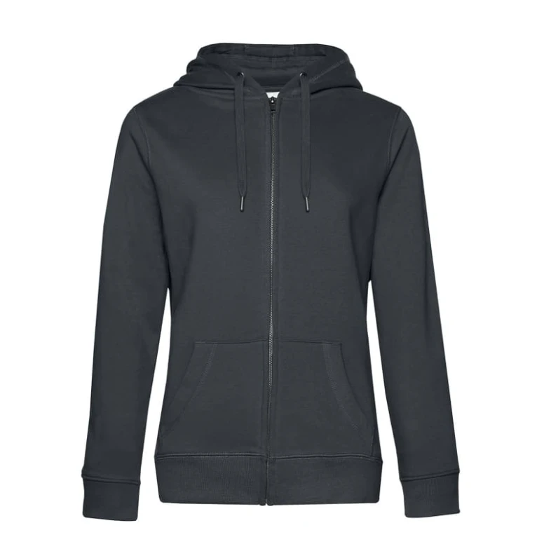 Sudadera de trabajo Queen con capucha y cremallera completa Mujer B&C Collection - BCWW03Q