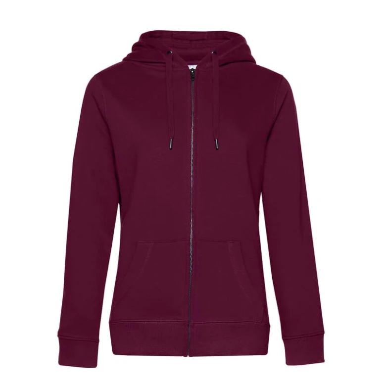 Sudadera de trabajo Queen con capucha y cremallera completa Mujer B&C Collection - BCWW03Q