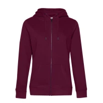 Sudadera de trabajo Queen con capucha y cremallera completa Mujer B&C Collection - BCWW03Q