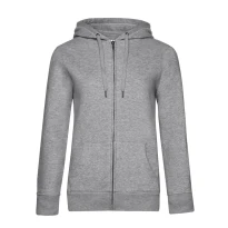 Sudadera de trabajo Queen con capucha y cremallera completa Mujer B&C Collection - BCWW03Q