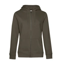Sudadera de trabajo Queen con capucha y cremallera completa Mujer B&C Collection - BCWW03Q