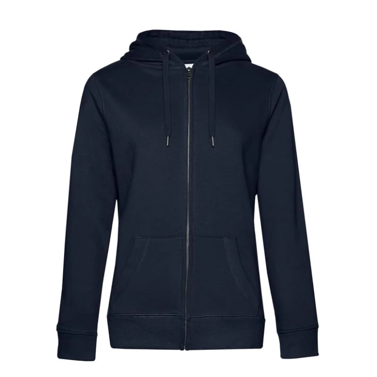 Sudadera de trabajo Queen con capucha y cremallera completa Mujer B&C Collection - BCWW03Q
