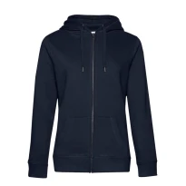 Sudadera de trabajo Queen con capucha y cremallera completa Mujer B&C Collection - BCWW03Q