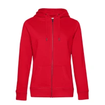 Sudadera de trabajo Queen con capucha y cremallera completa Mujer B&C Collection - BCWW03Q