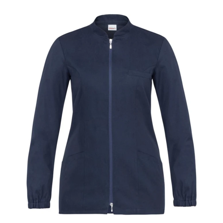 Giblor's 100% Algodón Alice con cremallera Mujer 21P03K195 blusa de trabajo