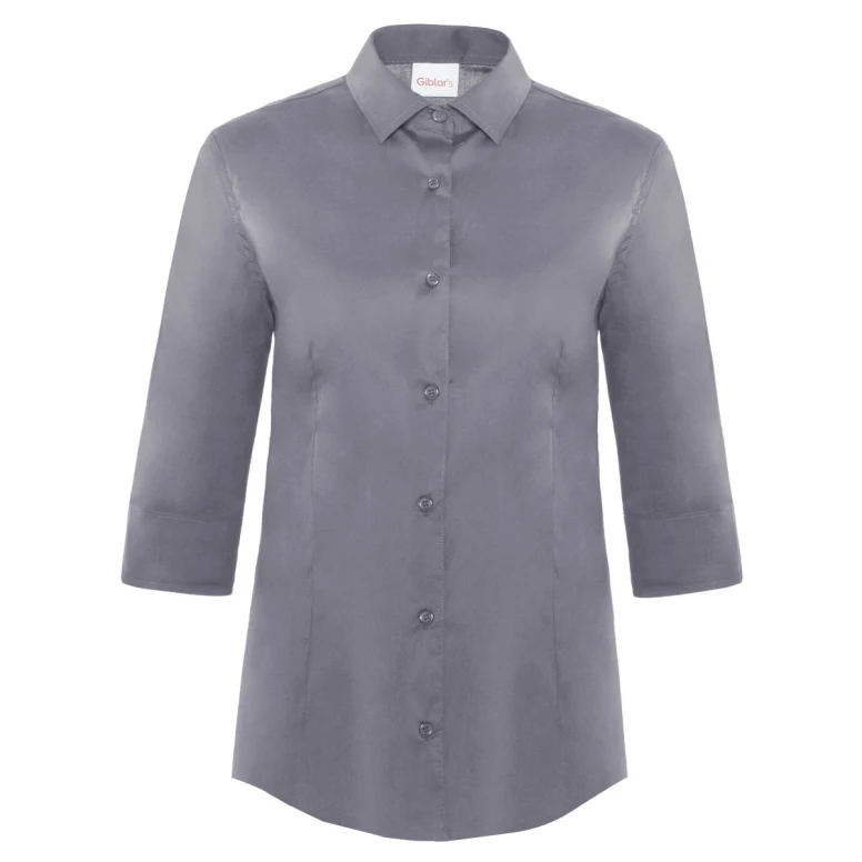Camisa de trabajo con manga 3/4 Stretch Giblor's Flavia Mujer 19P01N087