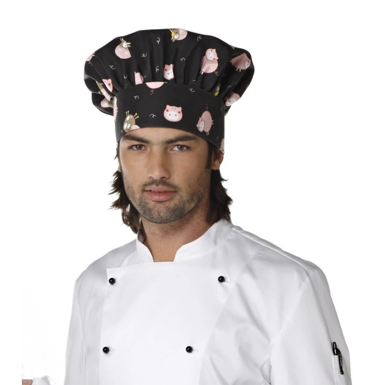 Gorro de trabajo de Chef 100% Algodón Giblor's Toque 10M416