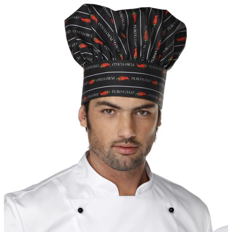 Gorro de trabajo de Chef 100% Algodón Giblor's Toque 10M416
