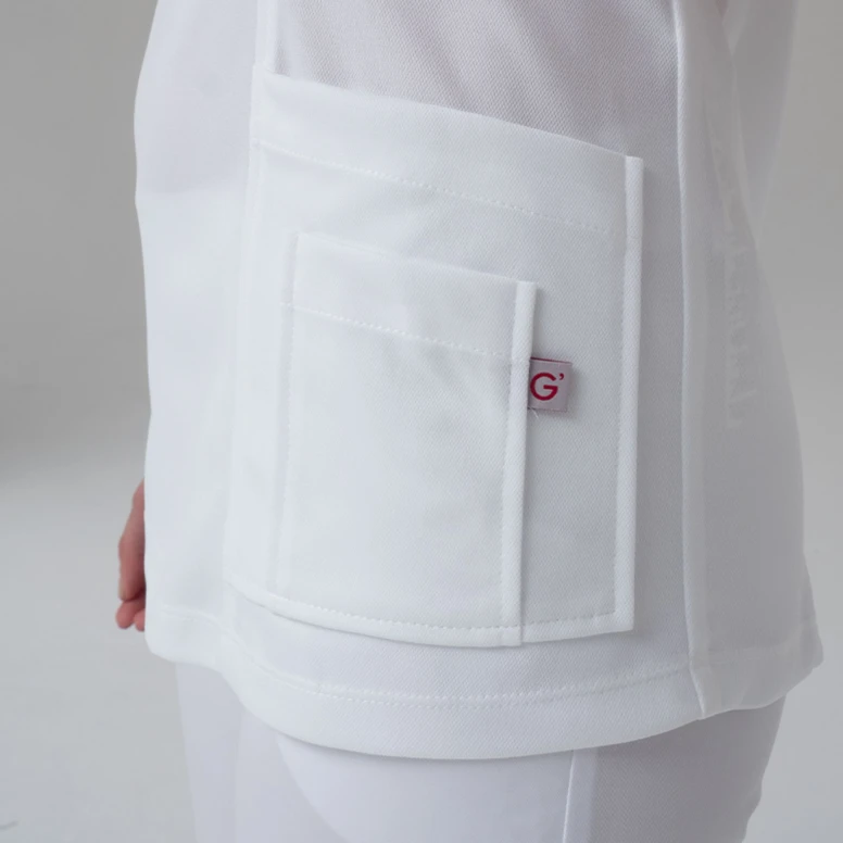 Blusa de trabajo 100% Poliéster Multibolsillos Giblor's Erika Mujer 21P02K248
